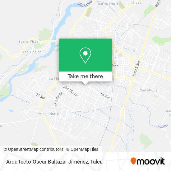 Mapa de Arquitecto-Oscar Baltazar Jiménez