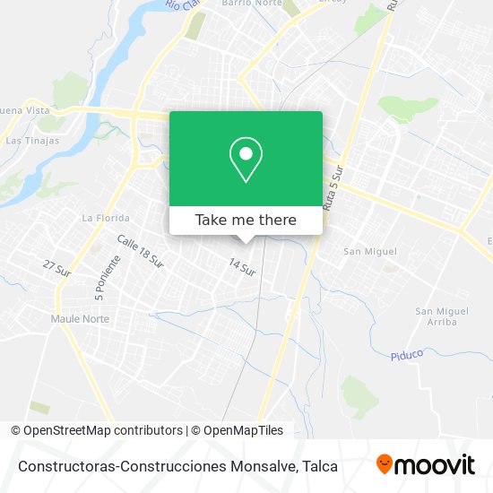 Constructoras-Construcciones Monsalve map