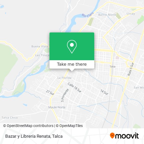Mapa de Bazar y Librería Renata