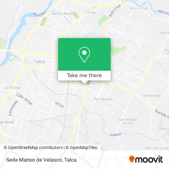 Sede Manso de Velasco map