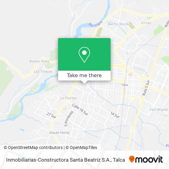 Mapa de Inmobiliarias-Constructora Santa Beatriz S.A.