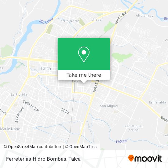Mapa de Ferreterias-Hidro Bombas