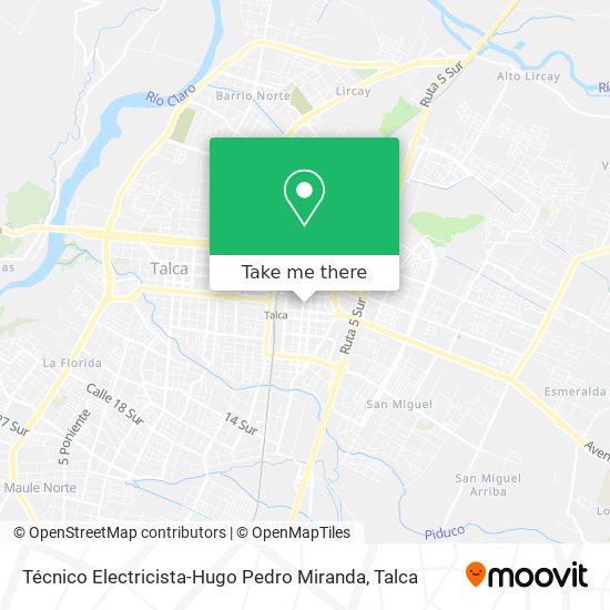 Técnico Electricista-Hugo Pedro Miranda map