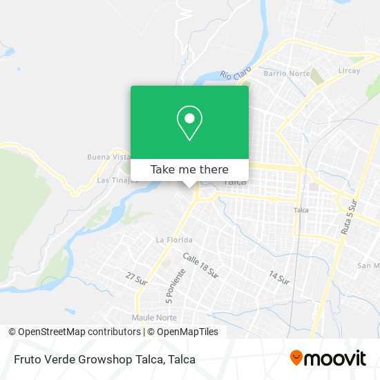 Fruto Verde Growshop Talca map