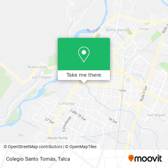Colegio Santo Tomás map