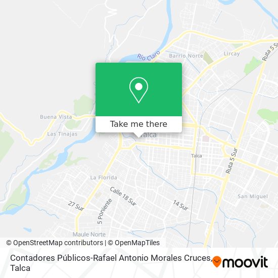 Contadores Públicos-Rafael Antonio Morales Cruces map