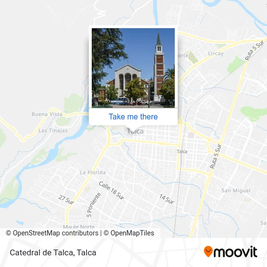 Catedral de Talca map