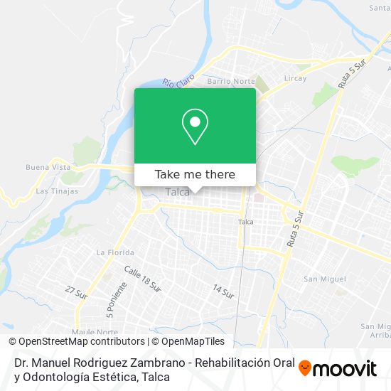 Dr. Manuel Rodriguez Zambrano - Rehabilitación Oral y Odontología Estética map