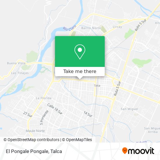 Mapa de El Pongale Pongale