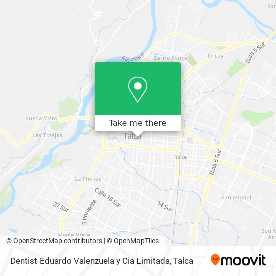 Dentist-Eduardo Valenzuela y Cia Limitada map