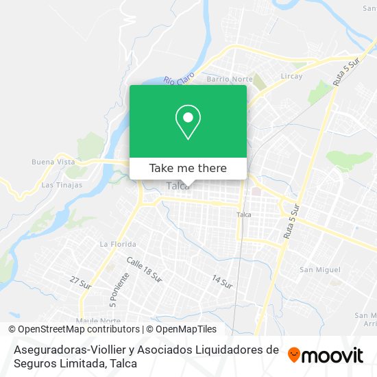 Aseguradoras-Viollier y Asociados Liquidadores de Seguros Limitada map