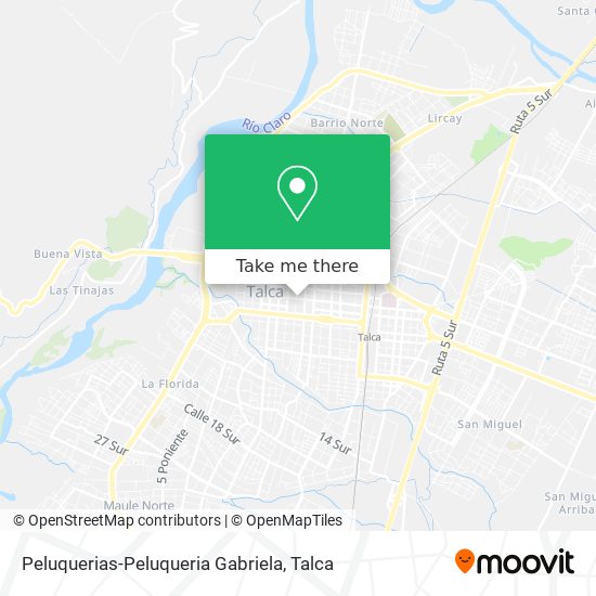 Peluquerias-Peluqueria Gabriela map