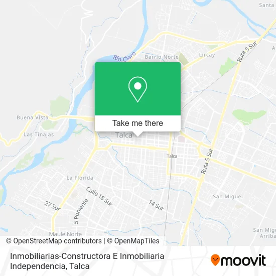 Inmobiliarias-Constructora E Inmobiliaria Independencia map