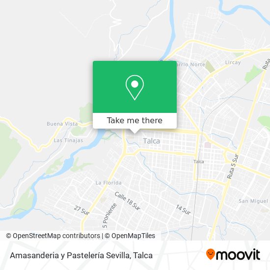 Amasanderia y Pastelería Sevilla map