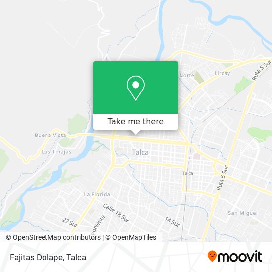 Fajitas Dolape map