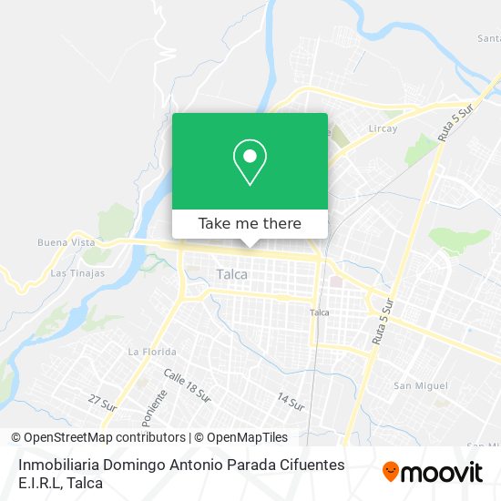 Inmobiliaria Domingo Antonio Parada Cifuentes E.I.R.L map