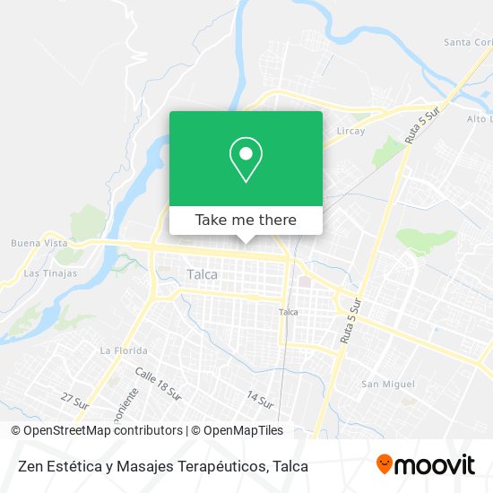 Zen Estética y Masajes Terapéuticos map