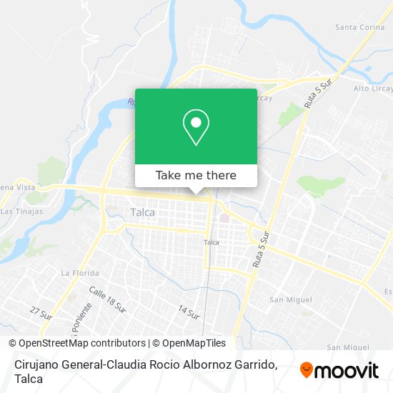 Cirujano General-Claudia Rocio Albornoz Garrido map