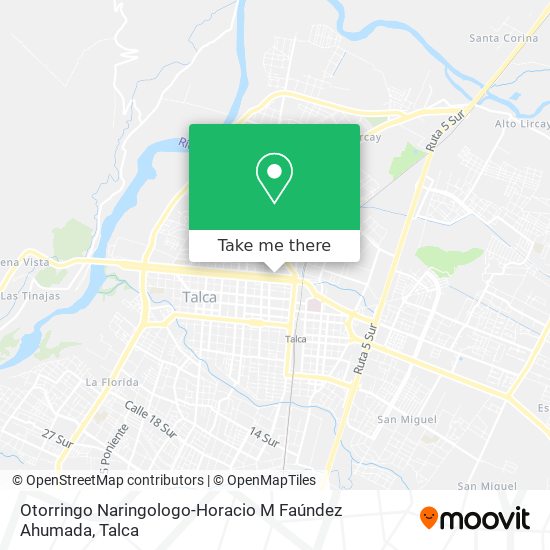 Otorringo Naringologo-Horacio M Faúndez Ahumada map