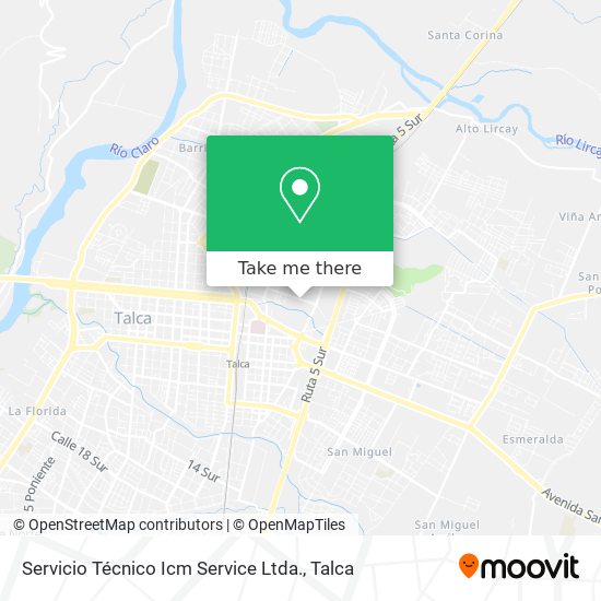 Servicio Técnico Icm Service Ltda. map