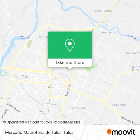 Mapa de Mercado Macroferia de Talca