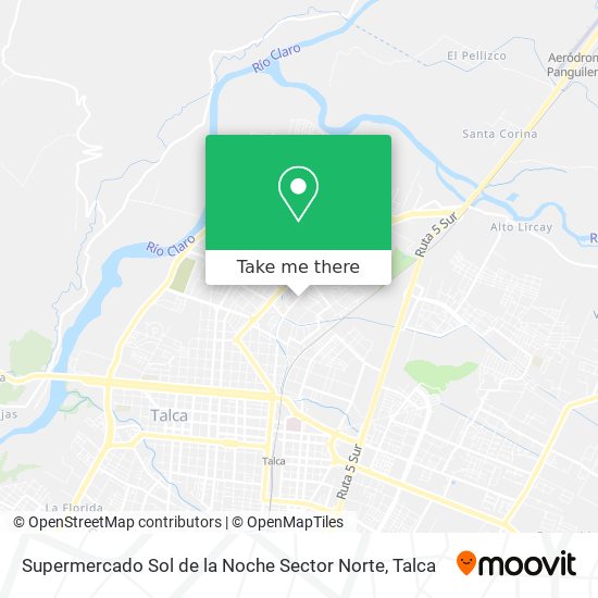 Supermercado Sol de la Noche Sector Norte map