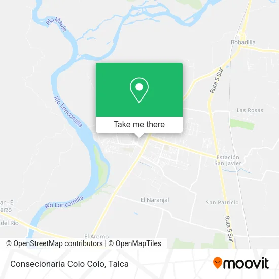 Consecionaria Colo Colo map
