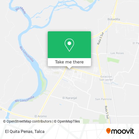 Mapa de El Quita Penas