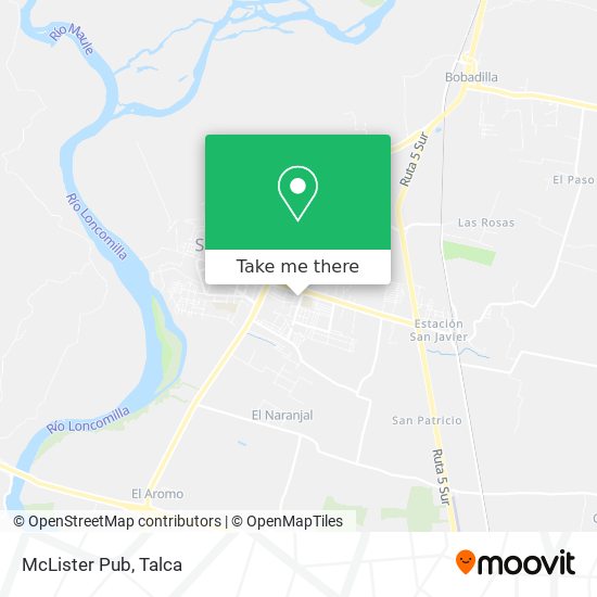 Mapa de McLister Pub