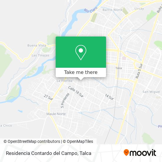 Mapa de Residencia Contardo del Campo