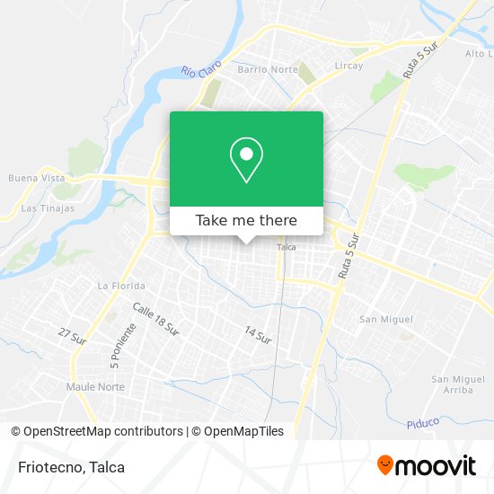 Friotecno map