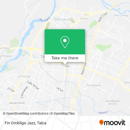 Mapa de Fin Ombligo Jazz