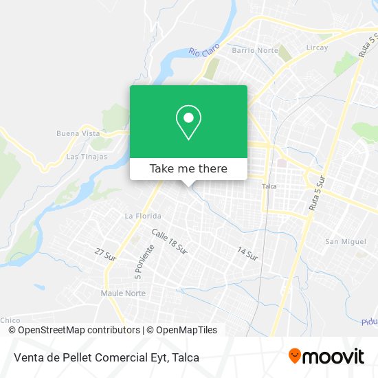 Venta de Pellet Comercial Eyt map