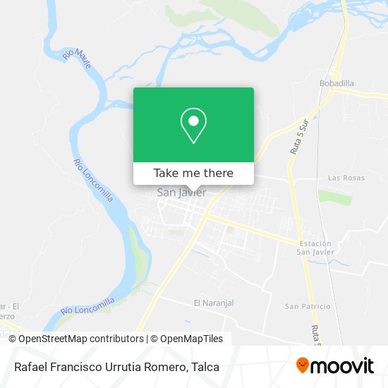Rafael Francisco Urrutia Romero map