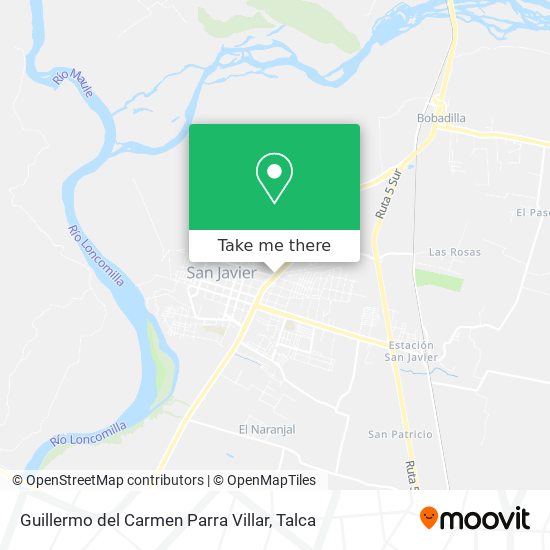 Guillermo del Carmen Parra Villar map