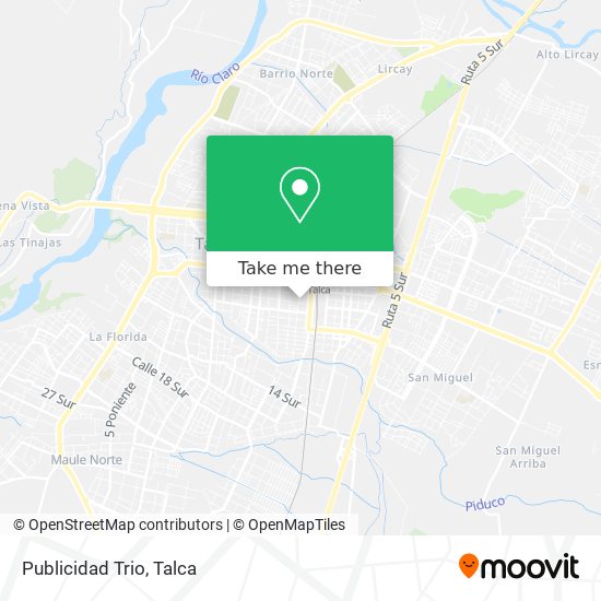 Mapa de Publicidad Trio