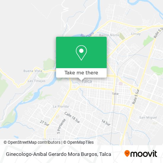 Ginecologo-Aníbal Gerardo Mora Burgos map