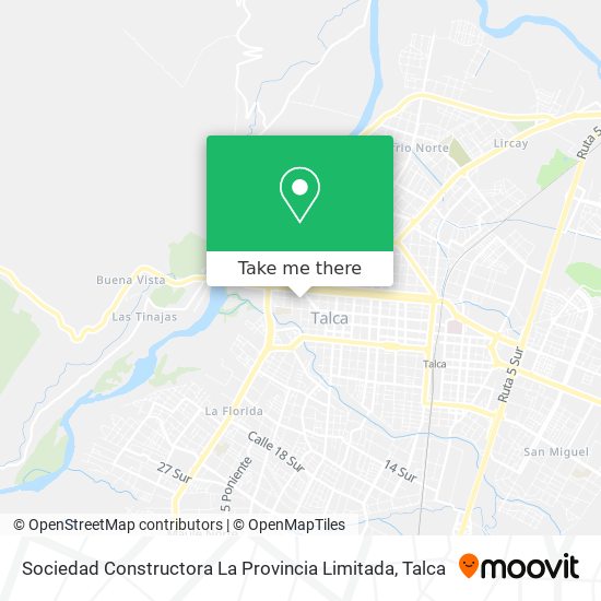 Sociedad Constructora La Provincia Limitada map