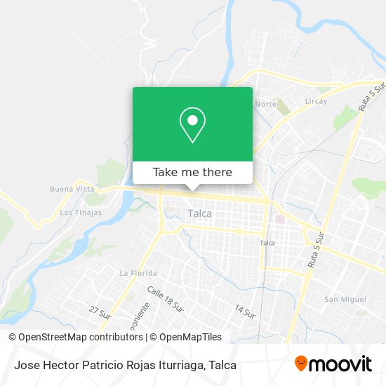 Mapa de Jose Hector Patricio Rojas Iturriaga