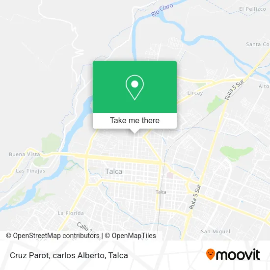 Mapa de Cruz Parot, carlos Alberto