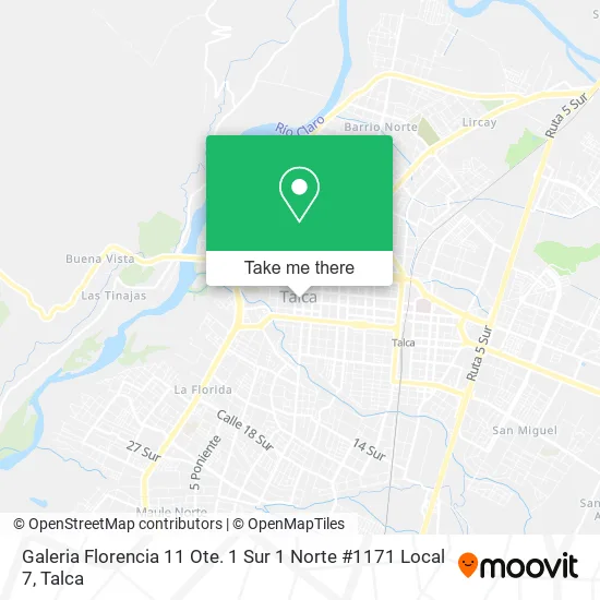 Galeria Florencia 11 Ote. 1 Sur 1 Norte #1171 Local 7 map