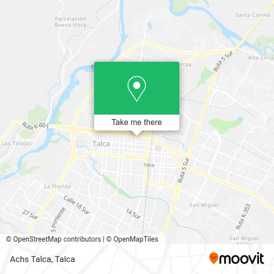Achs Talca map