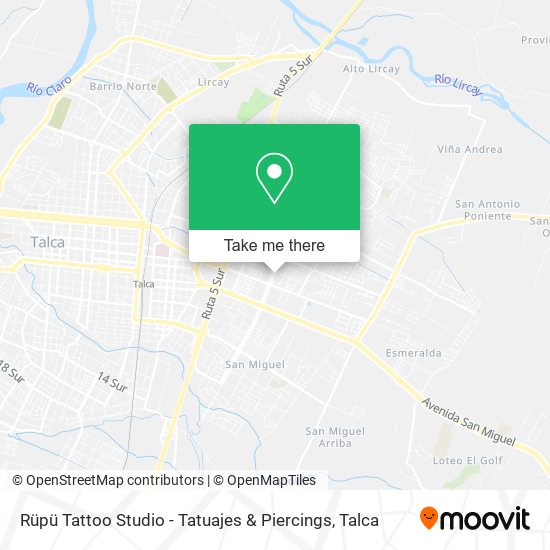 Rüpü Tattoo Studio - Tatuajes & Piercings map