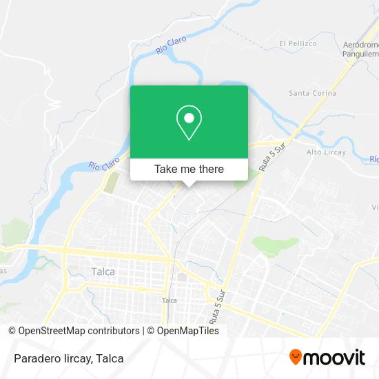 Paradero lircay map