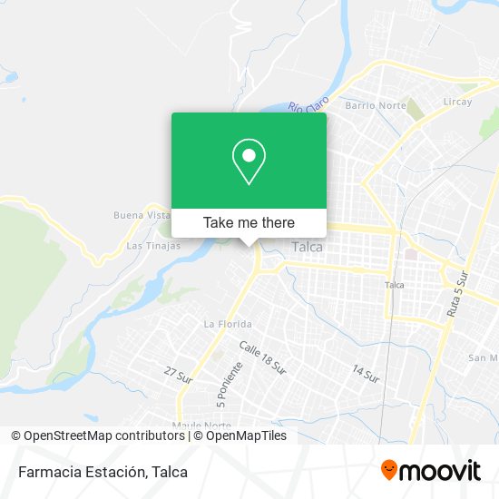 Mapa de Farmacia Estación