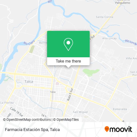 Mapa de Farmacia Estación Spa
