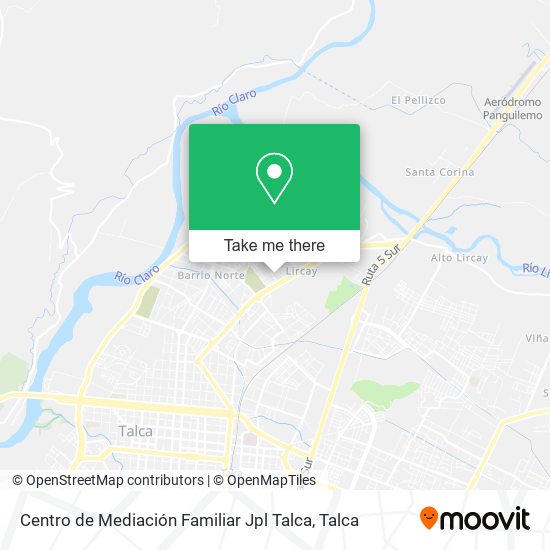 Mapa de Centro de Mediación Familiar Jpl Talca