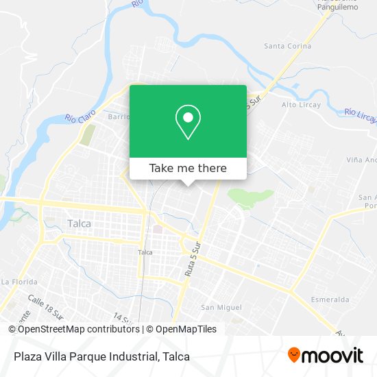 Plaza Villa Parque Industrial map
