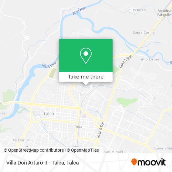 Villa Don Arturo II - Talca map