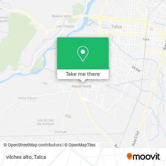 Mapa de vilches alto